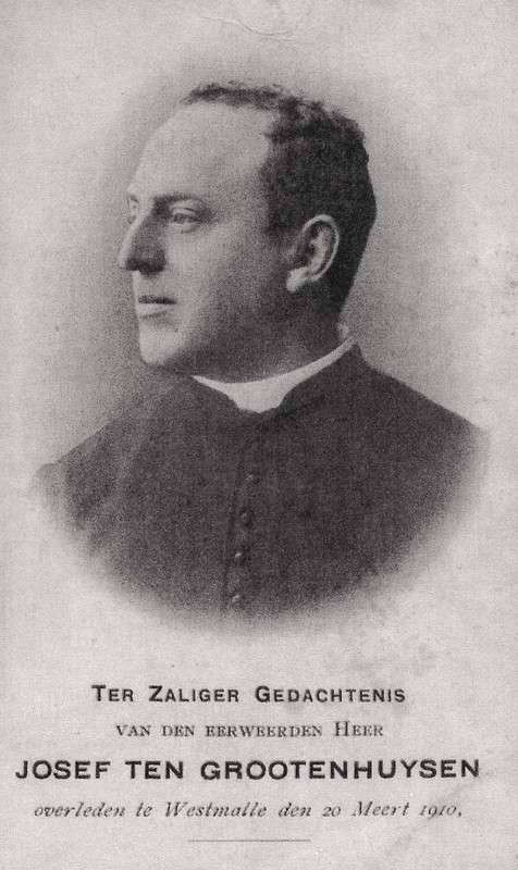 E.H. Josef Ten  Grootenhuysen (1852-1910) was eigenaar  van het land waarop  S.J.B. zou verrijzen.